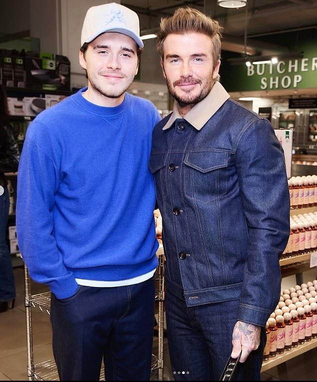 Healing the rift: Beckham is said to be keen to bring his family back together again