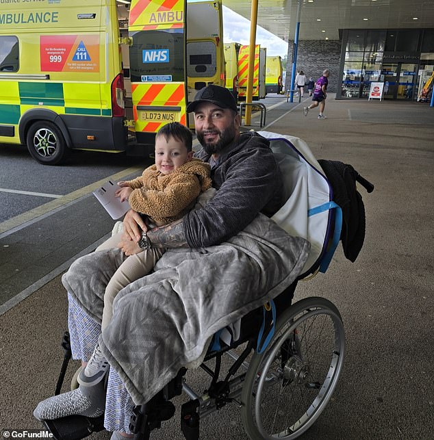 'I've lost my job, my independence, the ability to drive, to play properly with my son,' Mike said