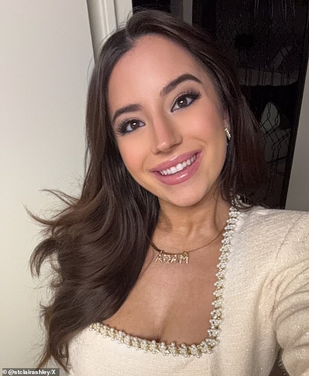 New York-based conservative writer and online influencer named Ashley St Clair (pictured) announced on social media that she’d secretly had Musk's child, a boy named Romulus, five months earlier