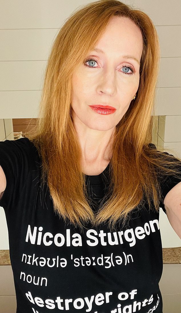 Ms Rowling has been a vocal critic of transgender ideology