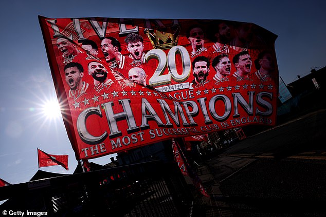 Liverpool are looking to go level with Manchester United with 20 titles and need just one point against Tottenham