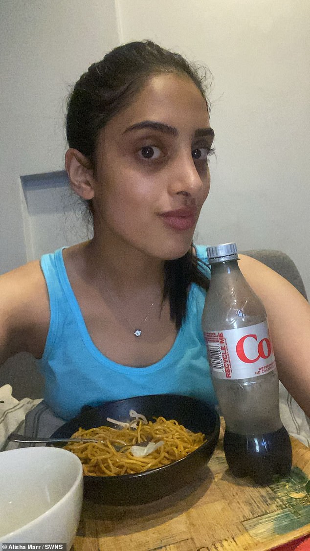 Despite being in hospital, Alisha managed to take her A Levels, achieving As in Biology, Chemistry and Maths