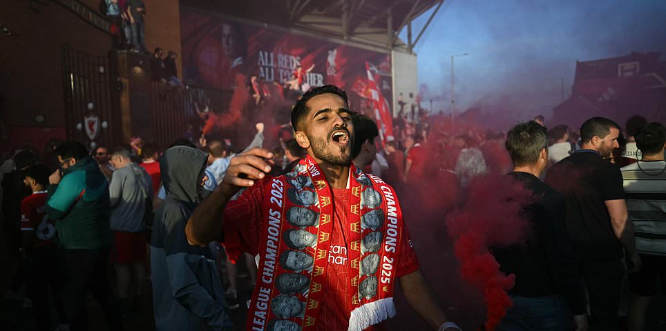 Liverpool are Premier League CHAMPIONS! Live reaction, photos and video as the beer-soaked party moves to the dressing room and the streets