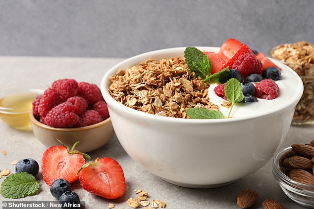 But starting the day with a bowl of sugary cereal increased the chances of an early death by a whopping 40 per cent. Pictured: stock image
