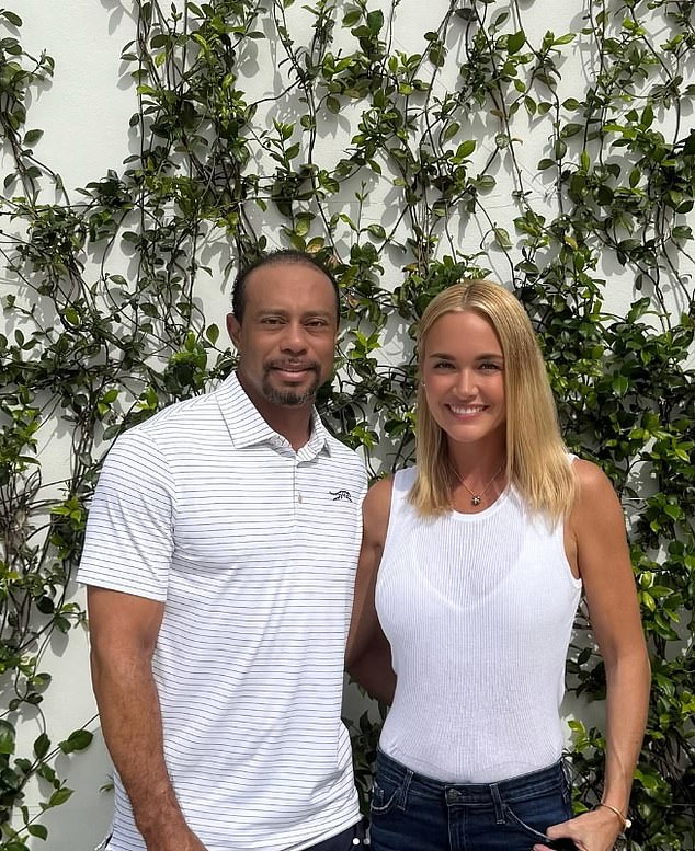 The golf legend, who is dating Vanessa Trump (right), has fallen to world No. 1,341