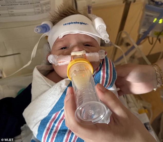 The Groths say they are now looking forward to the day they can take Cole home to meet his two-year-old brother, Bryce