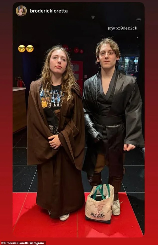 The Force was strong two of Sarah Jessica Parker's kids  who enjoyed a fun outing over the weekend. Her son James Wilkie, 22, and daughter Loretta, 15, dressed in costume for a screening of Star Wars : Episode III - Revenge of the Sith