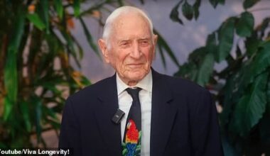 Dr John Scharffenberg, aged 102, is an American professor of nutrition who has shared the seven lifestyle rules he lives by that he believe prolong health and promote longevity
