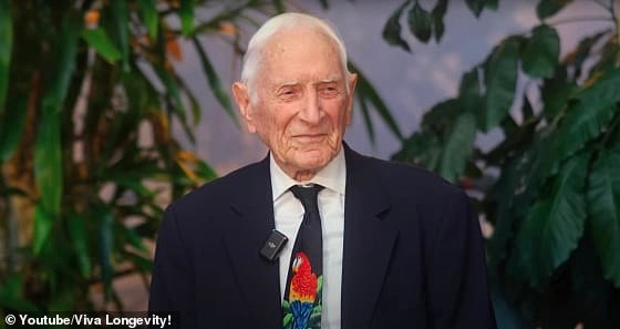 Dr John Scharffenberg, aged 102, is an American professor of nutrition who has shared the seven lifestyle rules he lives by that he believe prolong health and promote longevity