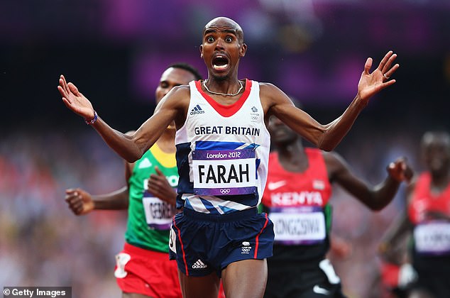 Sir Mo Farah also won 10,000m gold — along with long-jumper Greg Rutherford — on the same night in an unforgettable 44 minutes inside the Olympic Stadium