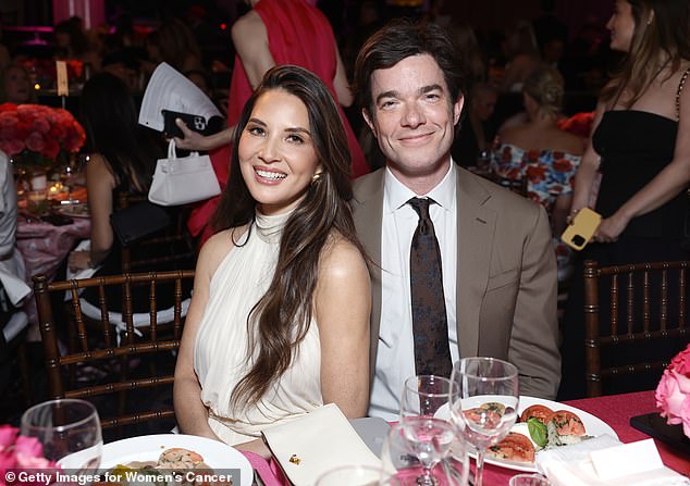 Olivia was joined at the event by her husband, comedian John Mulaney