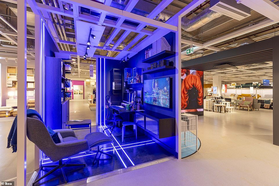 Inside London's newest Ikea store which is set to open in Oxford Street on Thursday at the former Topshop store - three years after the company bought the site