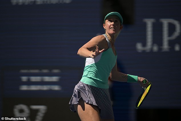 Storm Sanders (pictured in 2022) endured a nightmare return to the singles circuit in Madrid