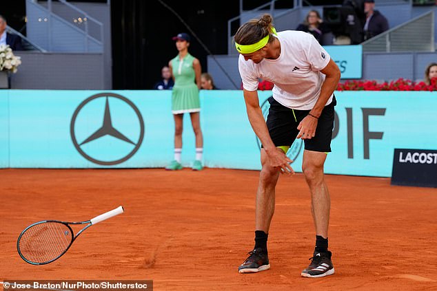 Alexander Zverev continues to moan about line calls - despite the introduction of technology