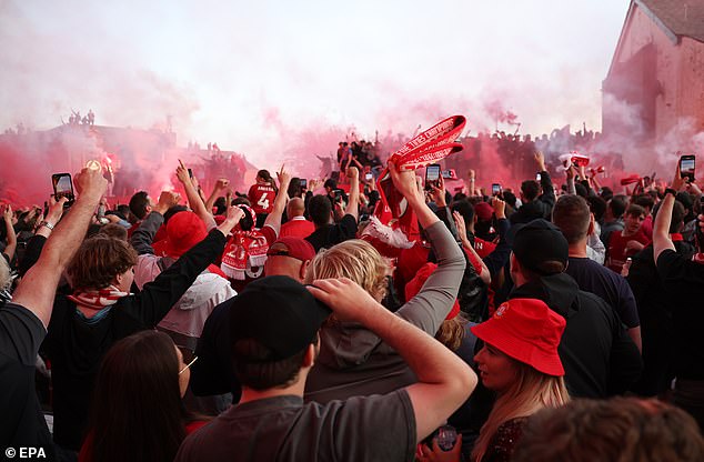 As he left the ground, Neville was subject to 'abuse' by the celebrating home supporters
