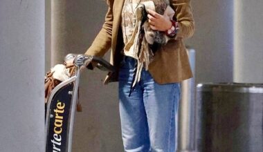 Billy Ray Cyrus and Elizabeth Hurley looked emotional as they prepared to part ways at Nashville International Airport on Monday night amid their whirlwind romance