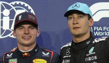 George Russell reportedly holds talks with Red Bull Racing boss Christian Horner over potential 2026 change, Max Verstappen’s rumoured exit clauses to quit the team, Mercedes, Aston Martin, Toto Wolff, silly season, contract speculation
