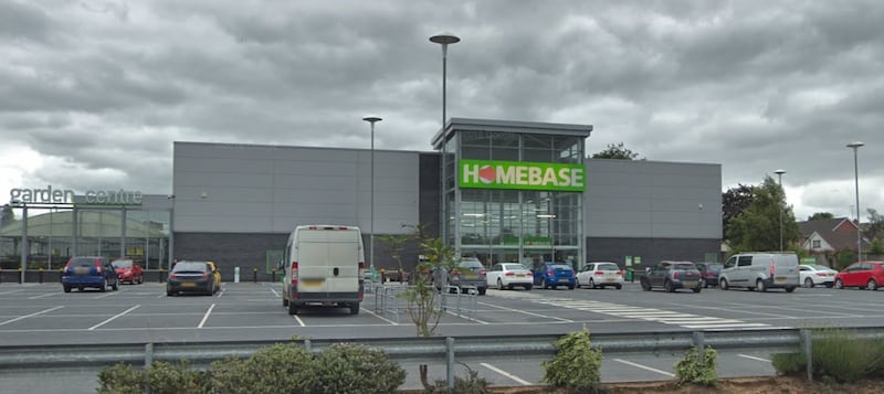 The Homebase store in Cookstown, which will close on Wednesday.