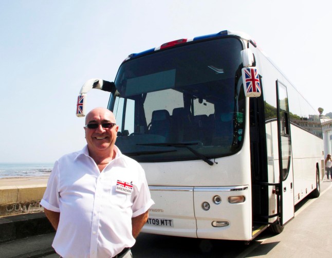 Television programme: Coach Trip, picture shows - Brendan Sheerin.