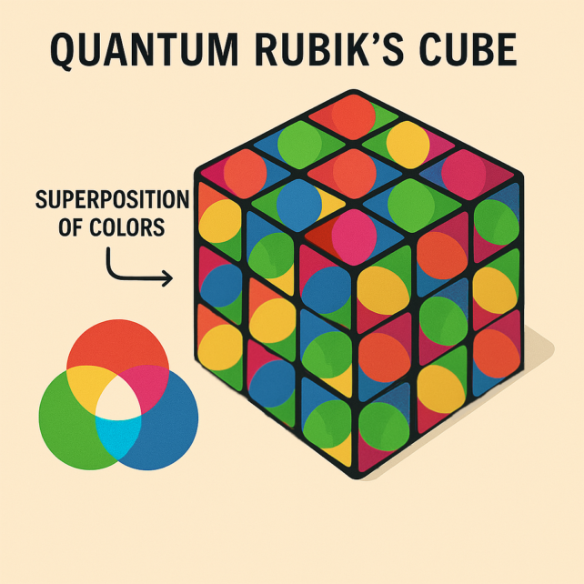 Quantum Rubik's Cube Lets Tiles Exist in Two Places at Once