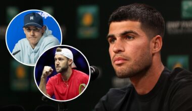 John Isner and Jack Sock both left very surprised after hearing what Carlos Alcaraz has said recently