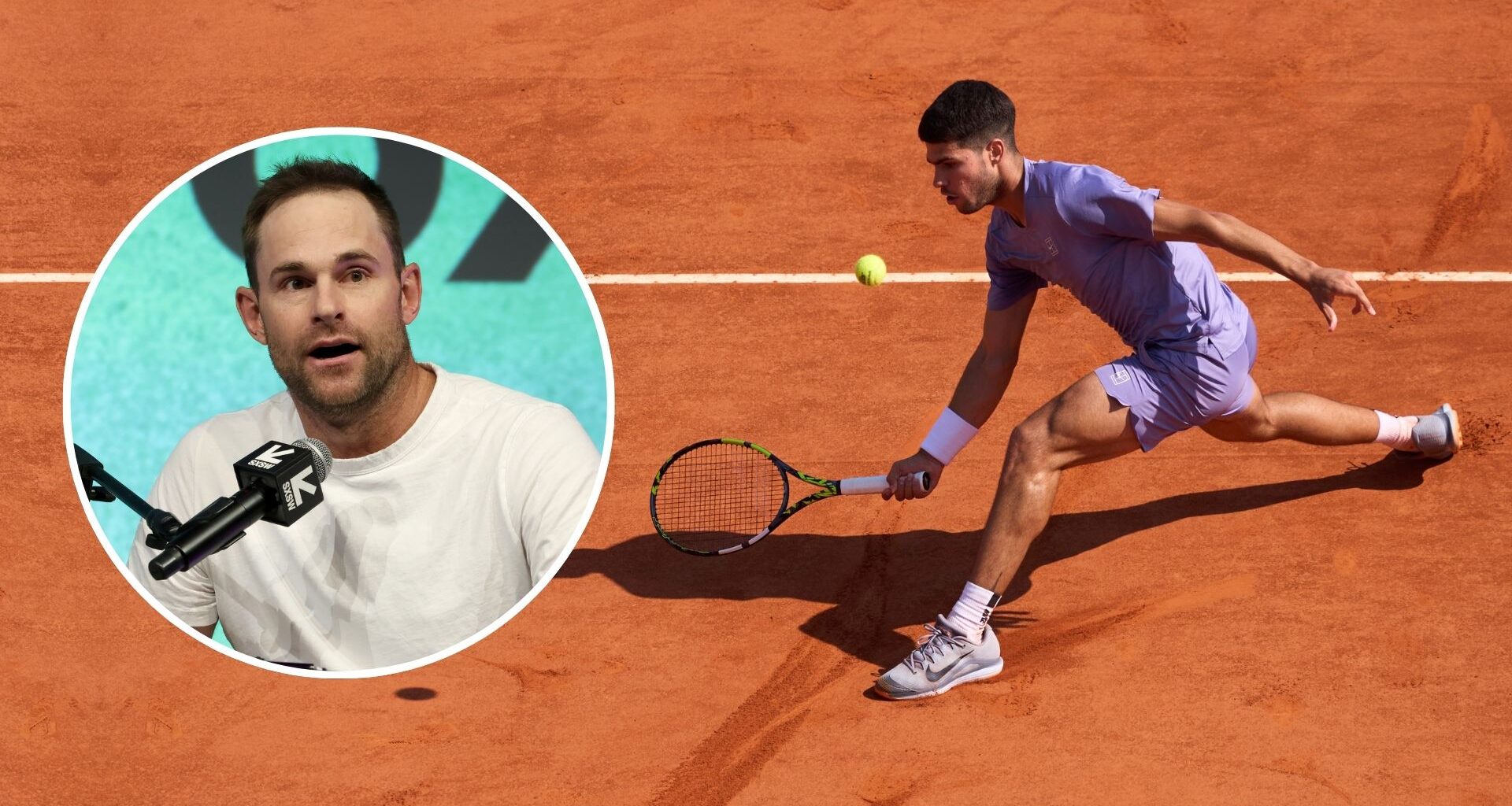 Andy Roddick has noticed a big change about Carlos Alcaraz in Monte Carlo which he hasn't seen in 2025 so far
