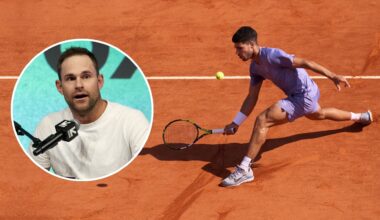 Andy Roddick has noticed a big change about Carlos Alcaraz in Monte Carlo which he hasn't seen in 2025 so far