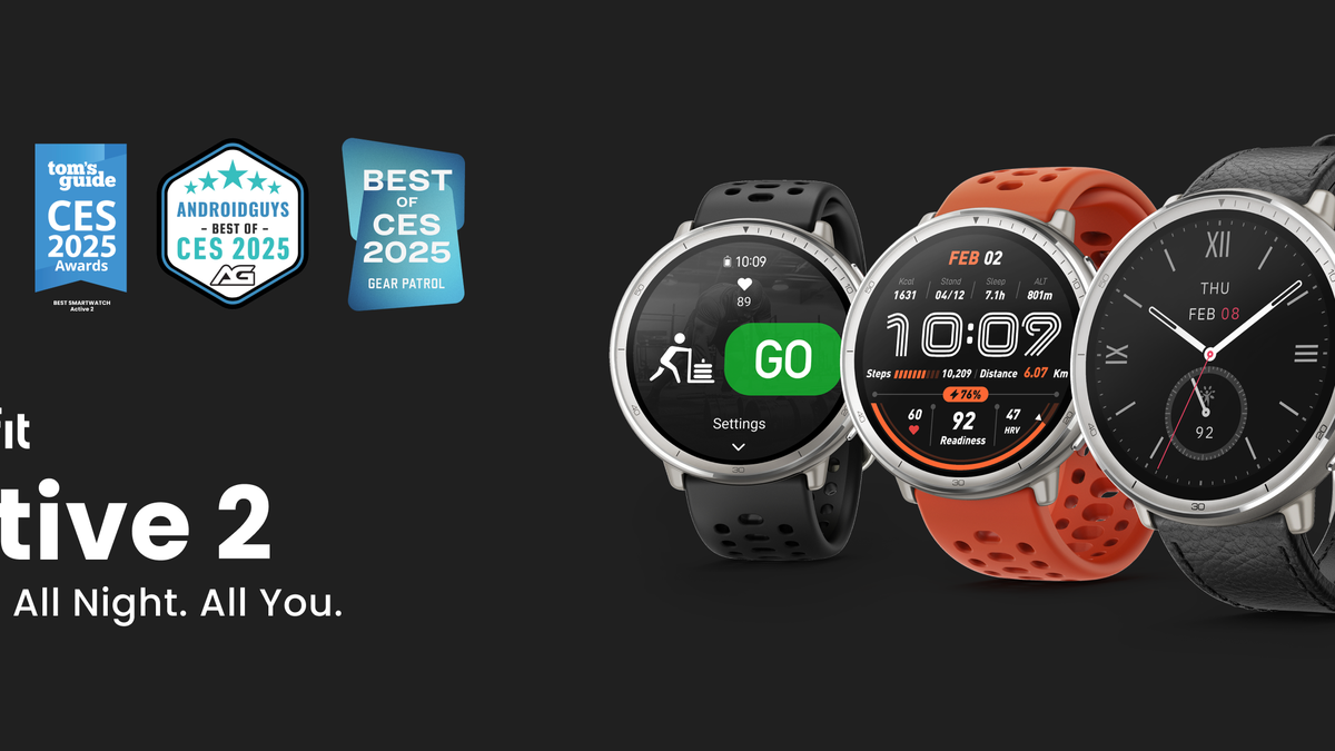 Amazfit launches Active 2 smartwatch with AMOLED display and 10 days battery life