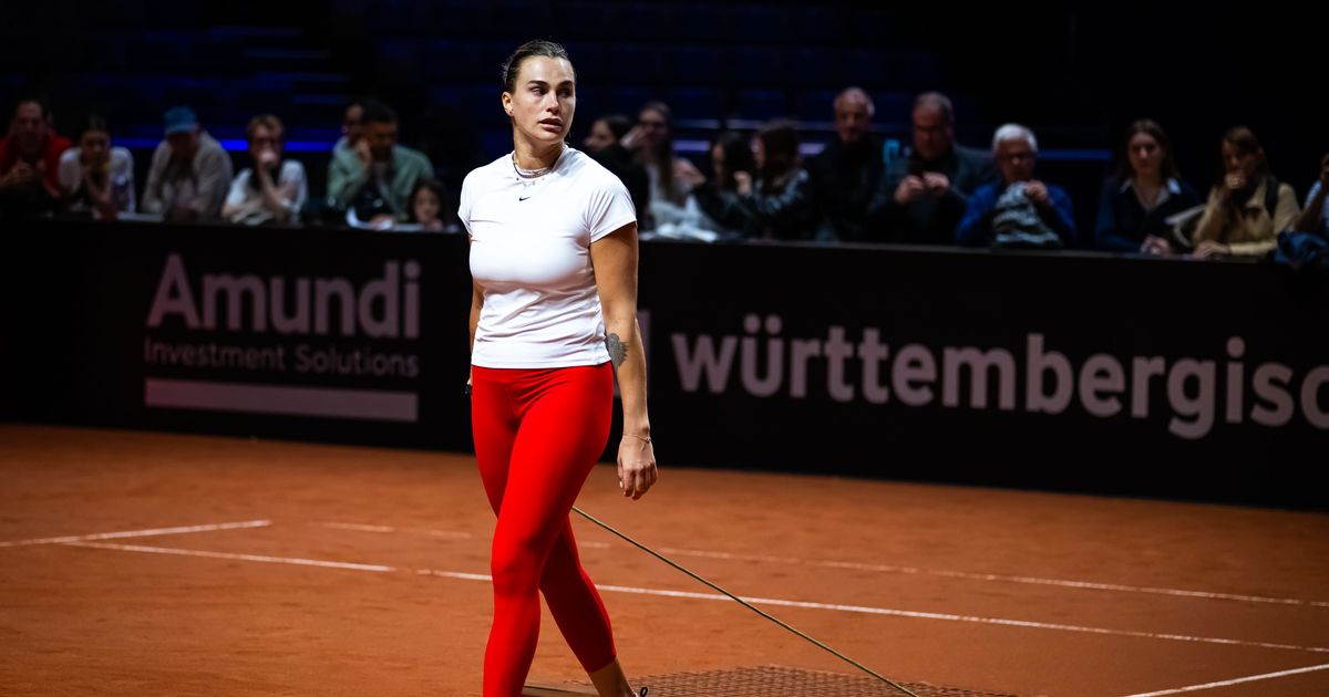During quest for first Stuttgart title, Sabalenka plays the waiting game