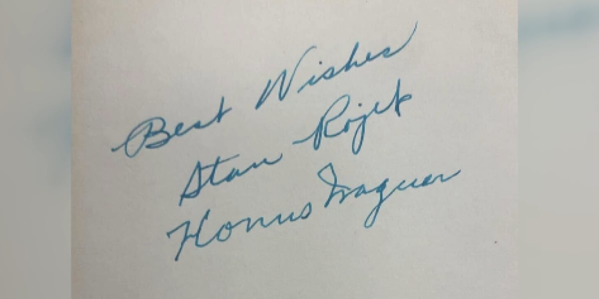 Man finds rare autograph in thrifted 1948 book