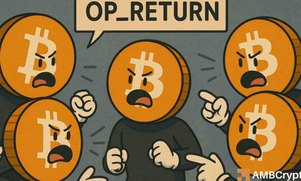Is Bitcoin becoming an altcoin? OP_Return change divides the community