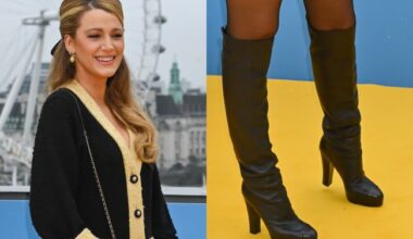 Blake Lively Dons Chanel Boots for 'Another Simple Favor' London Promo