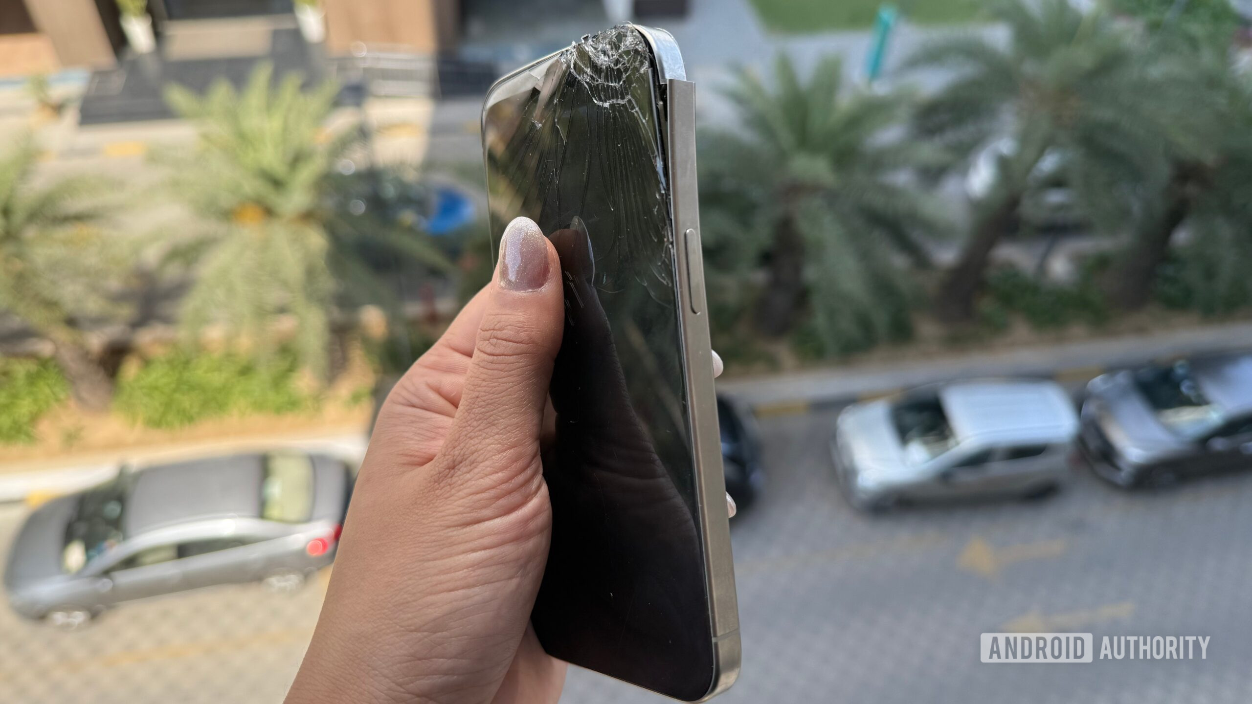 Broken iPhone 15 Pro