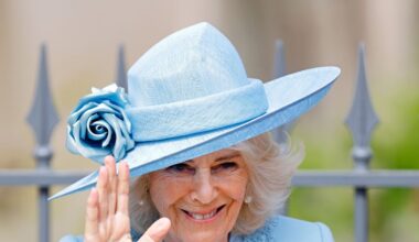 A gift from King Charles? Queen Camilla wears a mysterious brooch for the Easter Mattins service