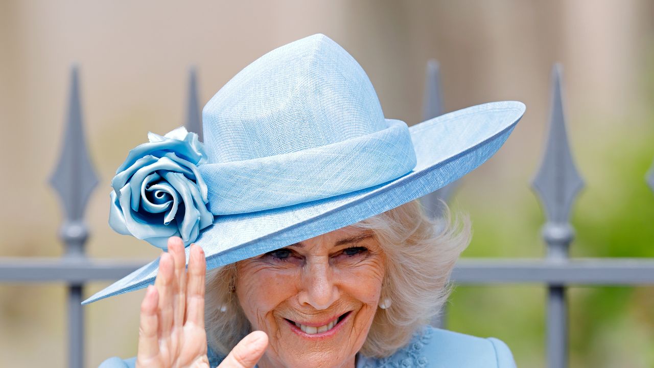 A gift from King Charles? Queen Camilla wears a mysterious brooch for the Easter Mattins service