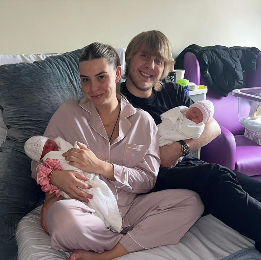 Pimblett and his wife Laura welcomed twin baby girls last year