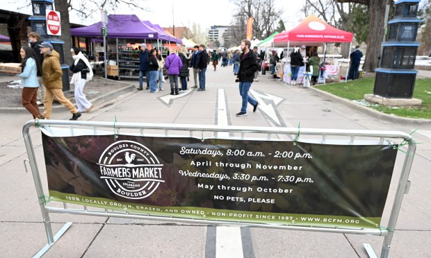 The opening day of the Boulder Farmer’s Market on April...