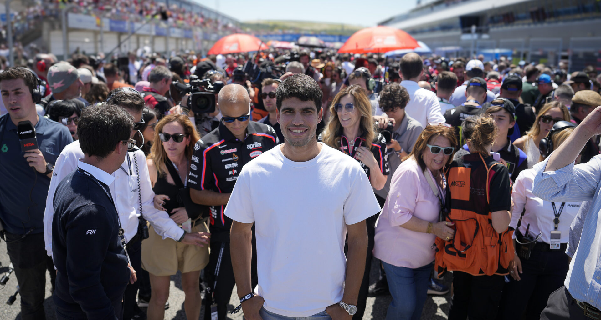Tennis superstar Carlos Alcaraz attends Spanish GP: "It's unbelievable"