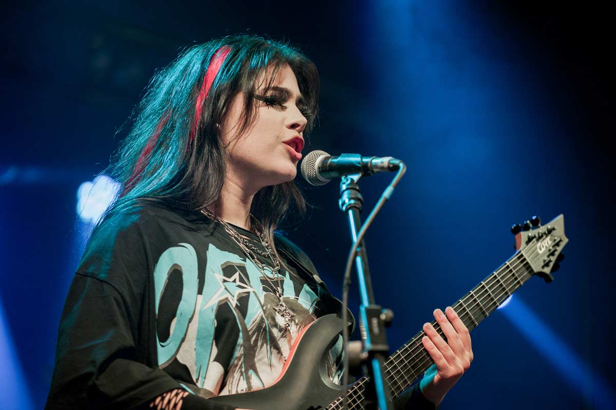 Delilah Bon - Shreddler Festival, Sheffield. 12 April 2025. Photo: Matt Pratt/MetalTalk