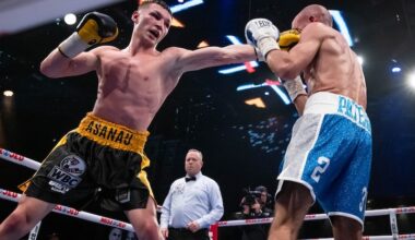 Michael Watson gets more support from Frank Warren on his long walk