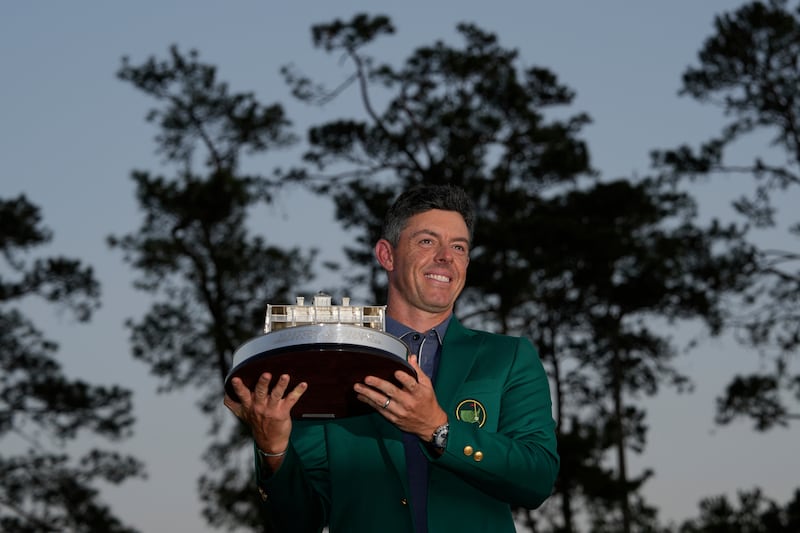 Rory McIlroy was contacted by two US presidents after winning the Masters (David J. Phillip/AP)