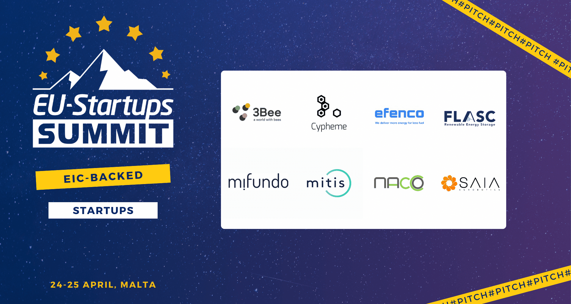 Meet the EIC-backed startups that will present on stage at this year's EU-Startups Summit