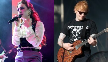 Watch Ed Sheeran cover Chappell Roan while disguised as an emo in New York subway