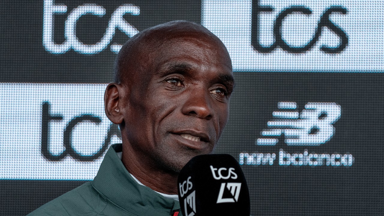 Eliud Kipchoge press conference 2025 photo credit TCS London Marathon