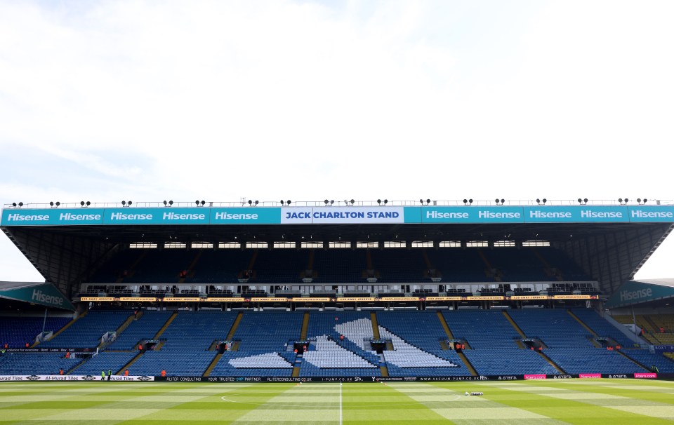 LEEDS, ENGLAND - APRIL 12: A general view inside the stadium prior to the Sky Bet Championship match between Leeds United FC and Preston North End FC at Elland Road on April 12, 2025 in Leeds, England. (Photo by George Wood/Getty Images)