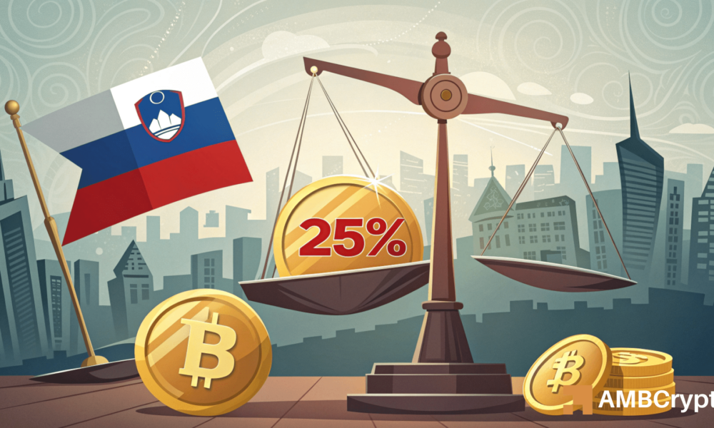 Slovenia plans 25% crypto profit tax - Will your gains survive?
