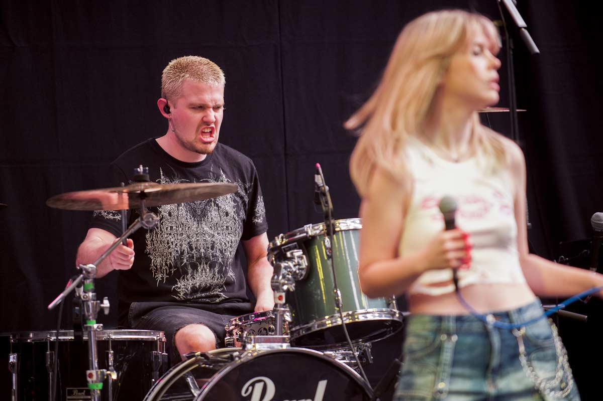 Eville - Shreddler Festival, Sheffield. 12 April 2025. Photo: Matt Pratt/MetalTalk