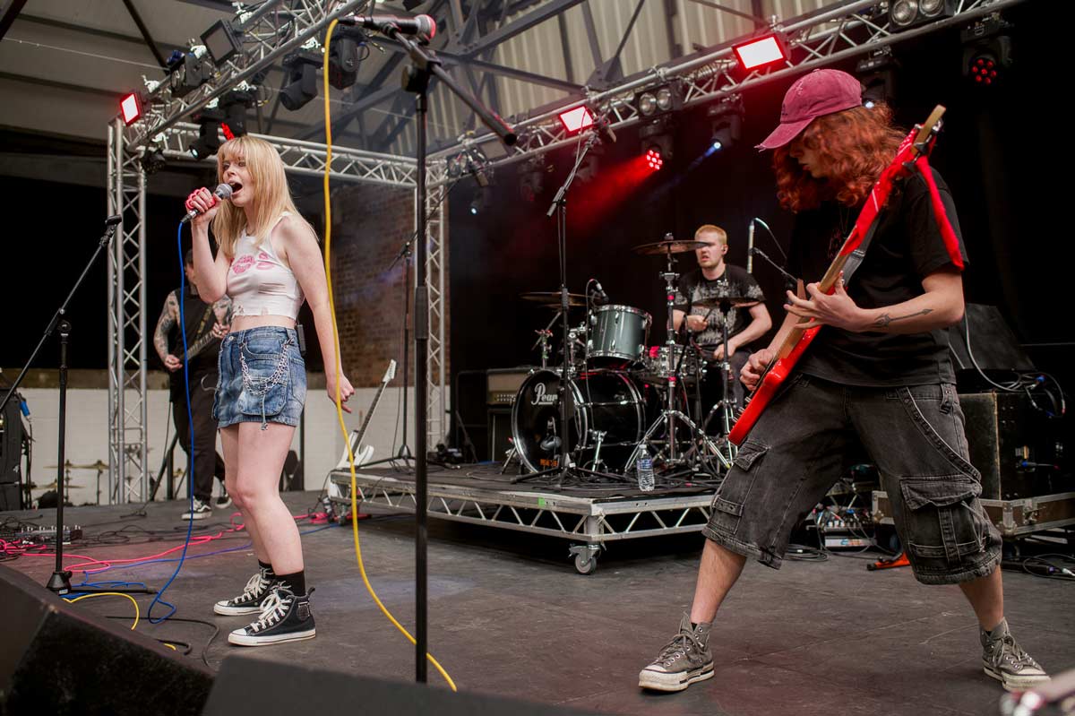 Eville - Shreddler Festival, Sheffield. 12 April 2025. Photo: Matt Pratt/MetalTalk