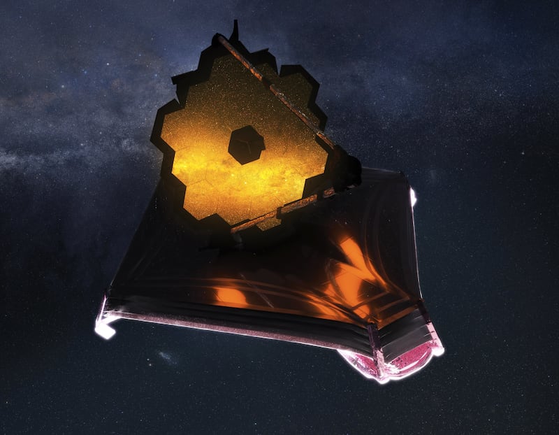 The James Webb Space Telescope whose observations have 'shaken the faith of many cosmologists, astronomers and astrophysicists in their models', says Julian Gough. Photograph: Nasa