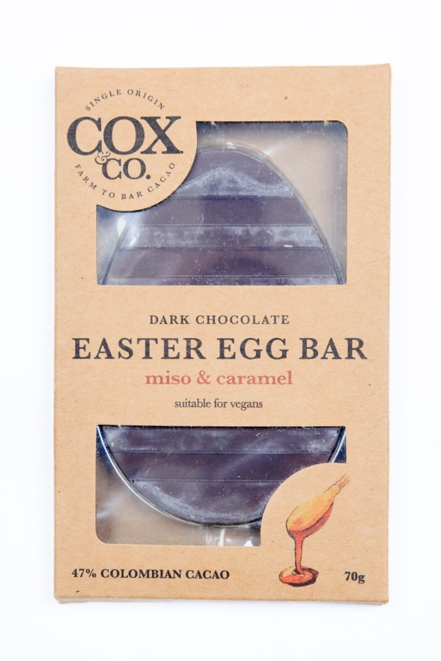Best flat or filled Easter eggs with Lynsey Hope, photographed by Oliver Dixon for Sun Features - 17 March 2025.Photo shows Cox & Co Easter Egg Bar